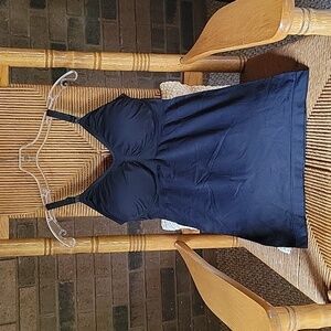 Kindred Bravely Sublime Maternity and Nursing Tank, black, size L